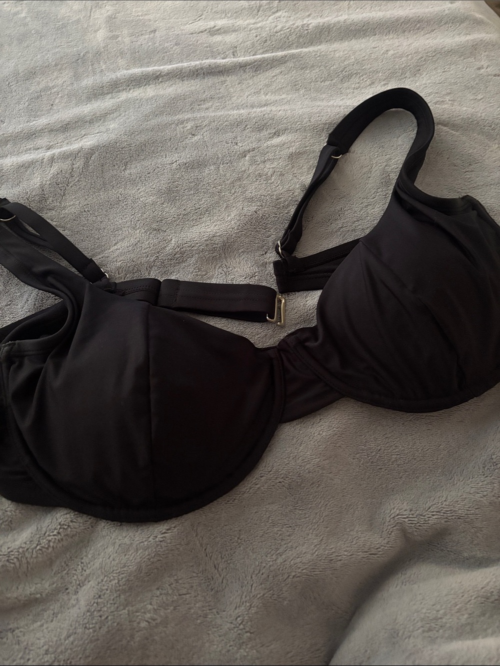 Everyday Black Underwire bikini top- Women's bikini top
